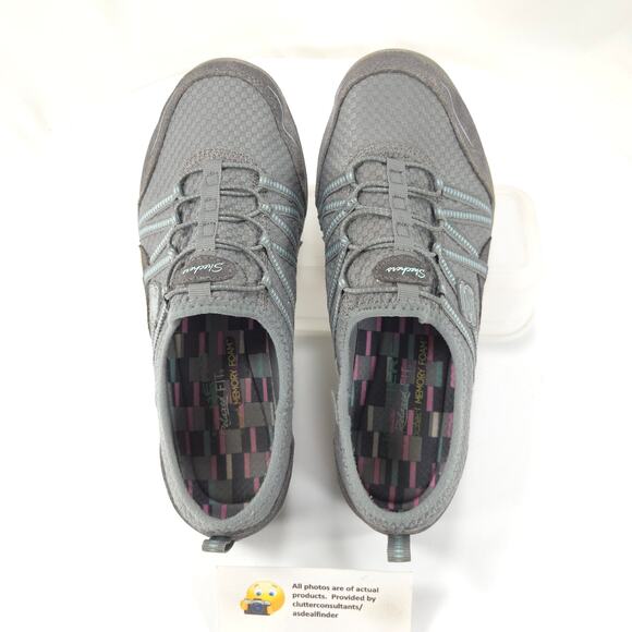 Skechers Flex Appeal 3.0 Lace Up Running Shoe Womens Size 8 59500S Gray - Picture 6 of 9